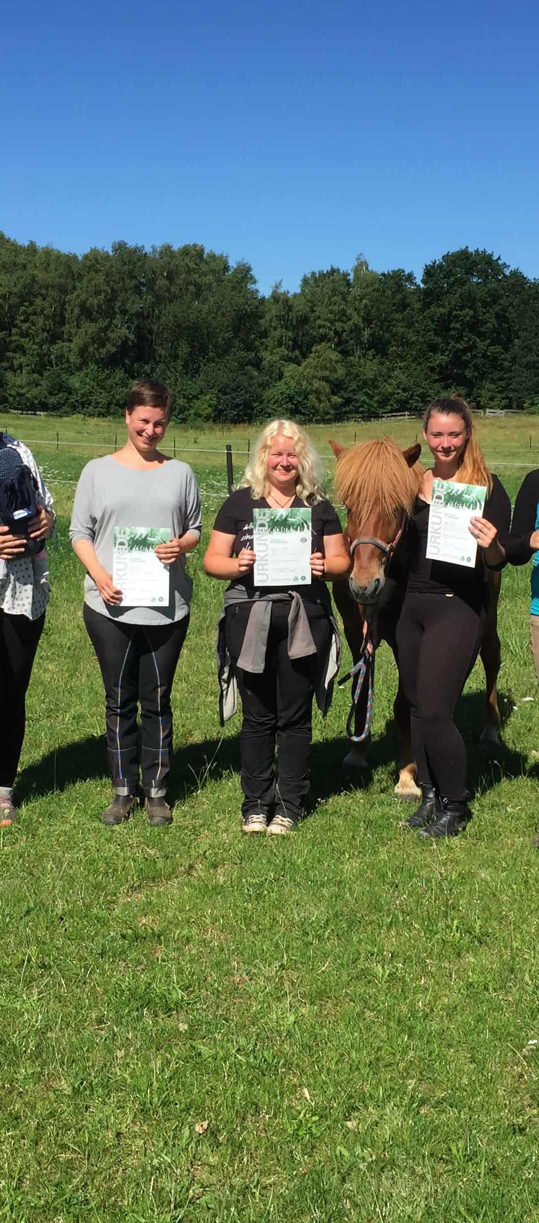 Gratulation zur bestandenen Basispassprüfung