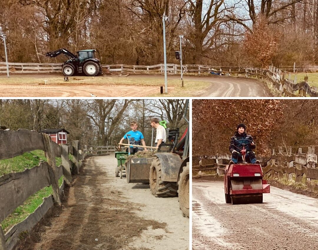 Ovalbahn auf Vordermann