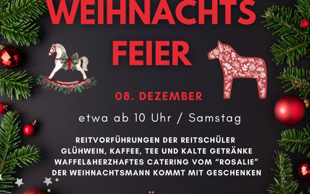 Weihnachtsfeier auf Kranichtal 2024