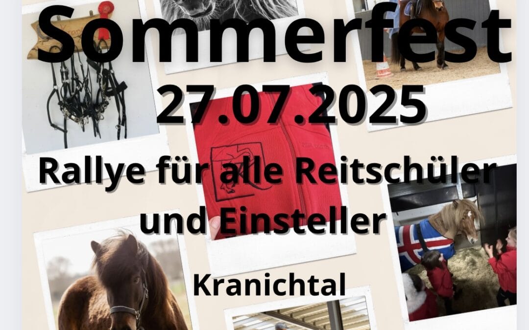 Sommerfest mit spannender Rallye und Einweihung unserer Lounge