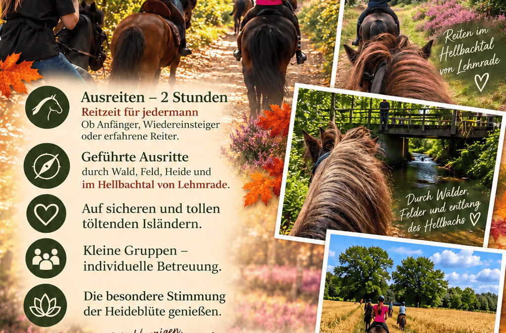 Herbstzeit ist Ausreitzeit 