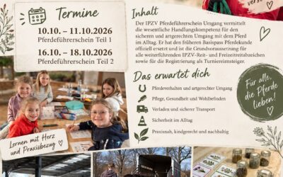 IPZV Pferdeführerschein Umgang – im Oktober auf Kranichtal